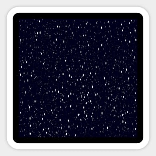 black blue galaxy Sticker